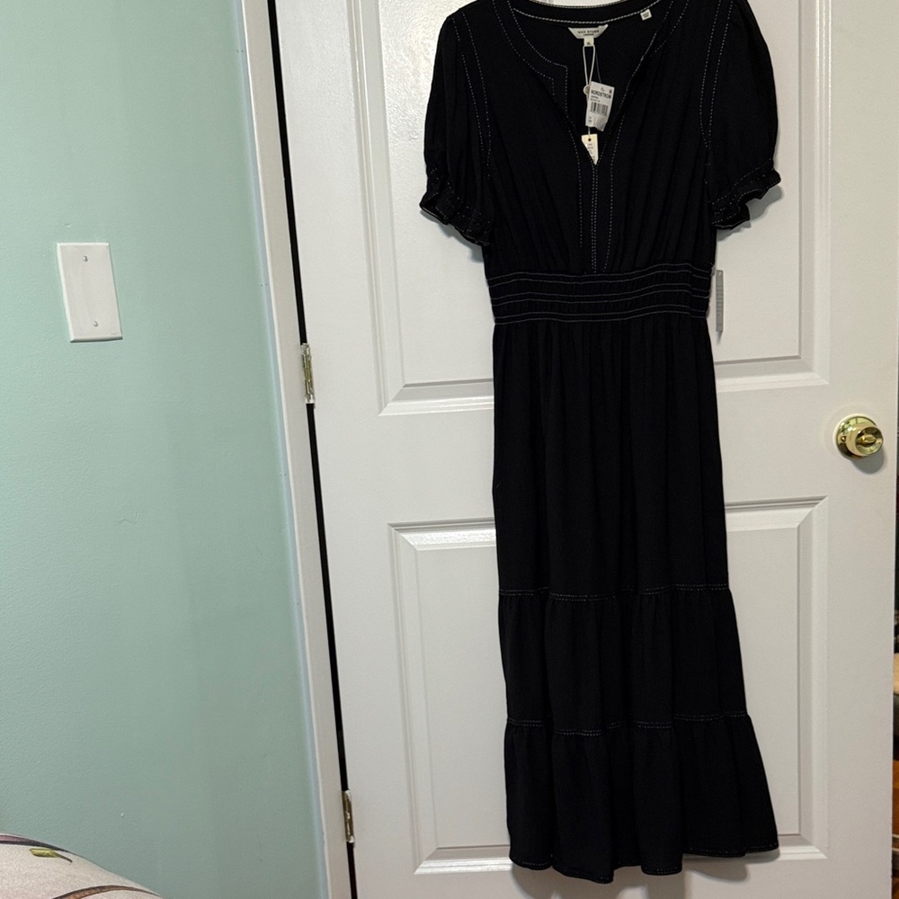 NWT Max Studio~Black Maxi Dress~ XL